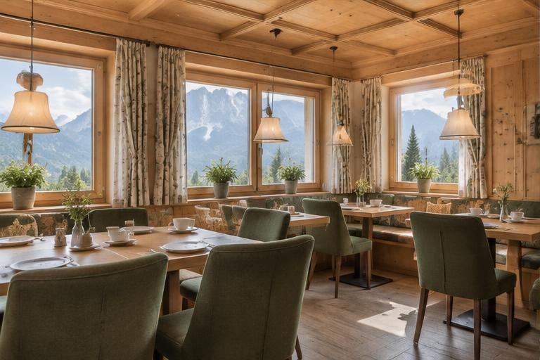 Alpenhof Hund & Berg — Breakfast room