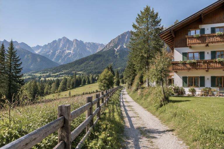 Alpenhof Hund & Berg — Meadow walks