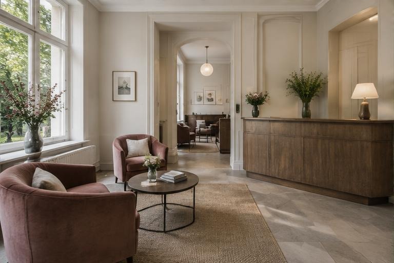 The Velvet Paw — Reception lounge
